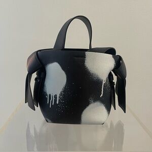 Acne Studios - Musubi micro tote - Black and White Designer Women's Bag